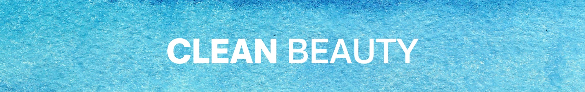Clean beauty